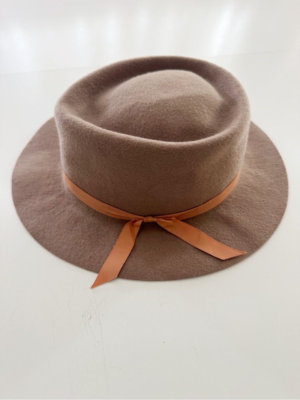 Vintage 70s Genuine Effanem Wool Crusher Hat NWT Deadstock Tan Small Made in USA